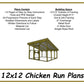 12x12 Chicken Run Plans-TriCityShedPlans