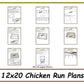 12x20 Chicken Run Plans-TriCityShedPlans