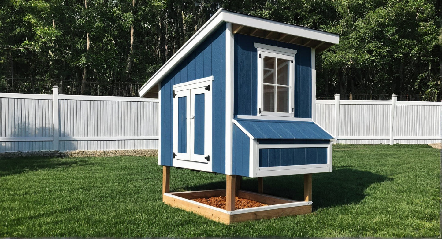 6x4 Chicken Coop Plans-TriCityShedPlans