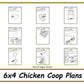 6x4 Chicken Coop Plans-TriCityShedPlans
