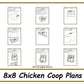 8x8 Chicken Coop Plans-TriCityShedPlans