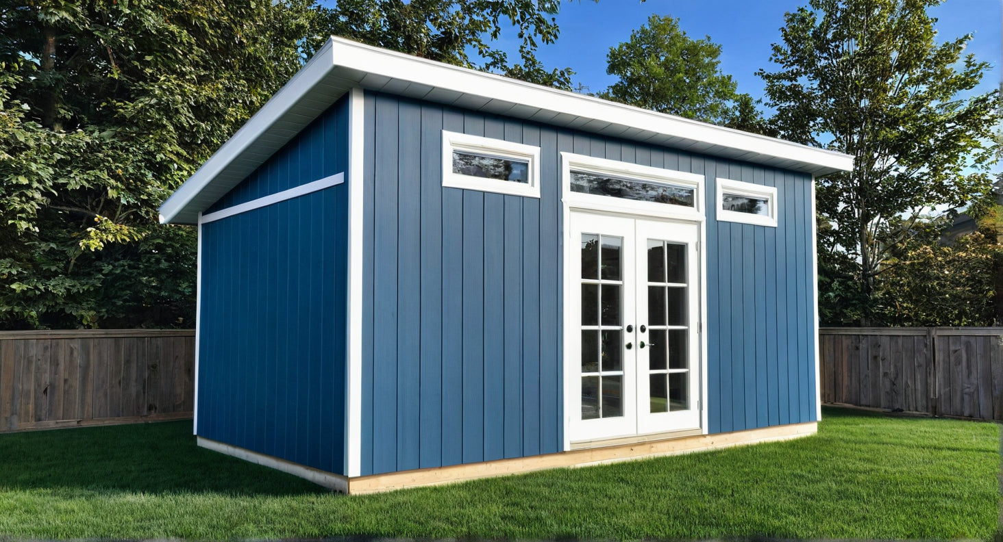10x20 Backyard Office Plans-TriCityShedPlans