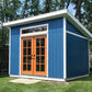 10x12 Backyard Office Plans-TriCityShedPlans