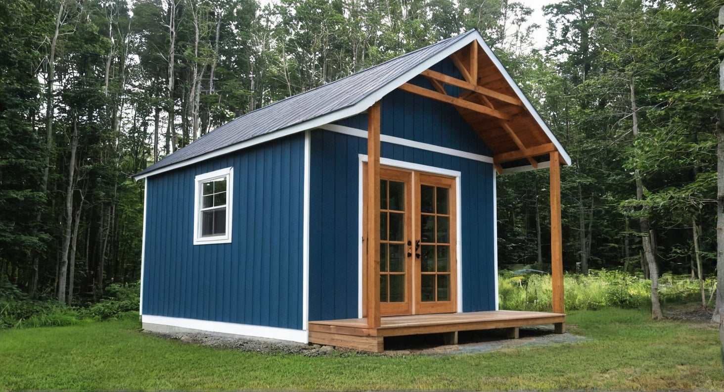 12x20 Gable Cabin Plans-TriCityShedPlans