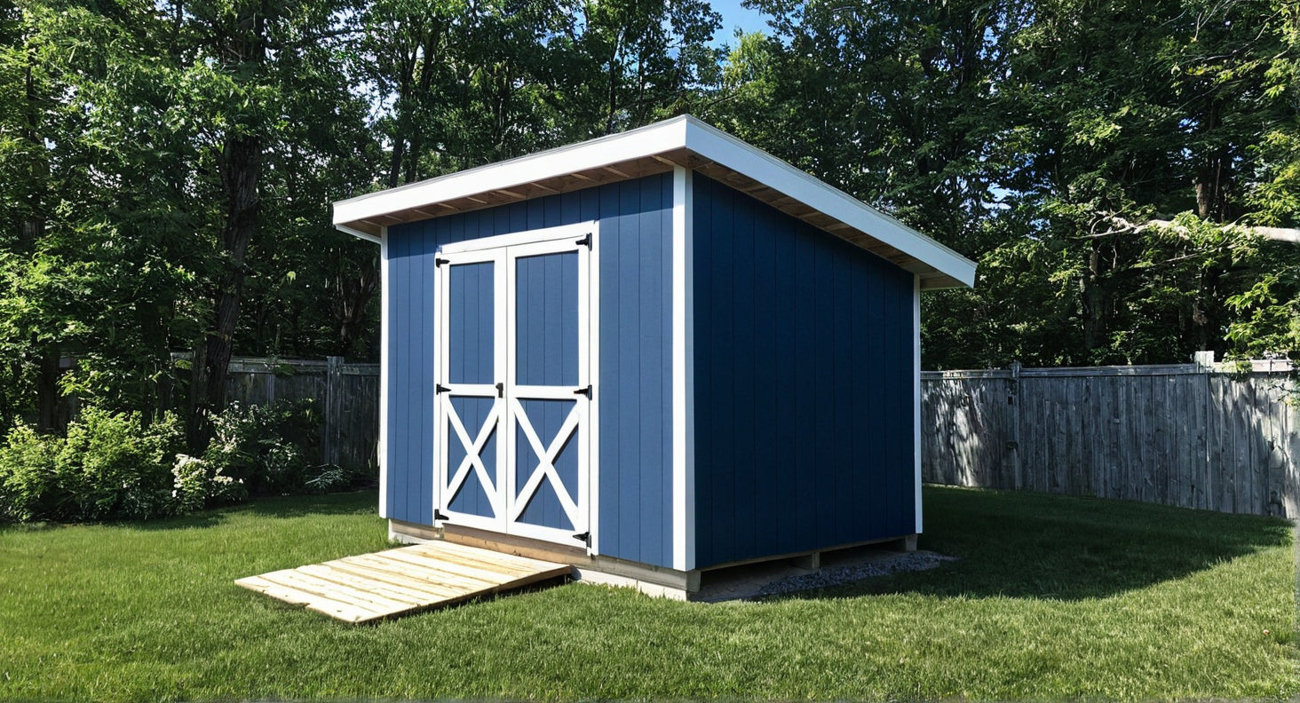 8x12 Lean-To Shed-TriCityShedPlans