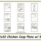 12x32 Chicken Coop Plans with Run-TriCityShedPlans