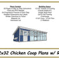 12x32 Chicken Coop Plans with Run-TriCityShedPlans