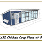 12x32 Chicken Coop Plans with Run-TriCityShedPlans