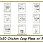 12x20 Chicken Coop Plans with Run-TriCityShedPlans