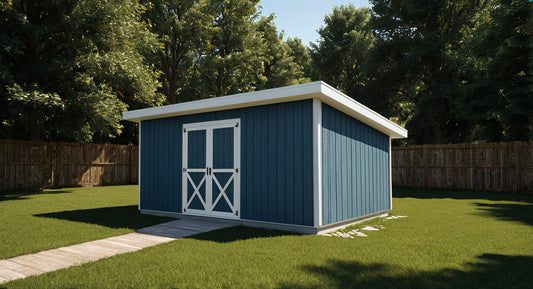 10x20 Lean-To Shed Plans-TriCityShedPlans