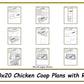 10x20 Chicken Coop Plans with Run-TriCityShedPlans
