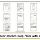 10x32 Chicken Coop Plans with Run-TriCityShedPlans