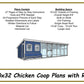10x32 Chicken Coop Plans with Run-TriCityShedPlans