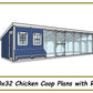 10x32 Chicken Coop Plans with Run-TriCityShedPlans