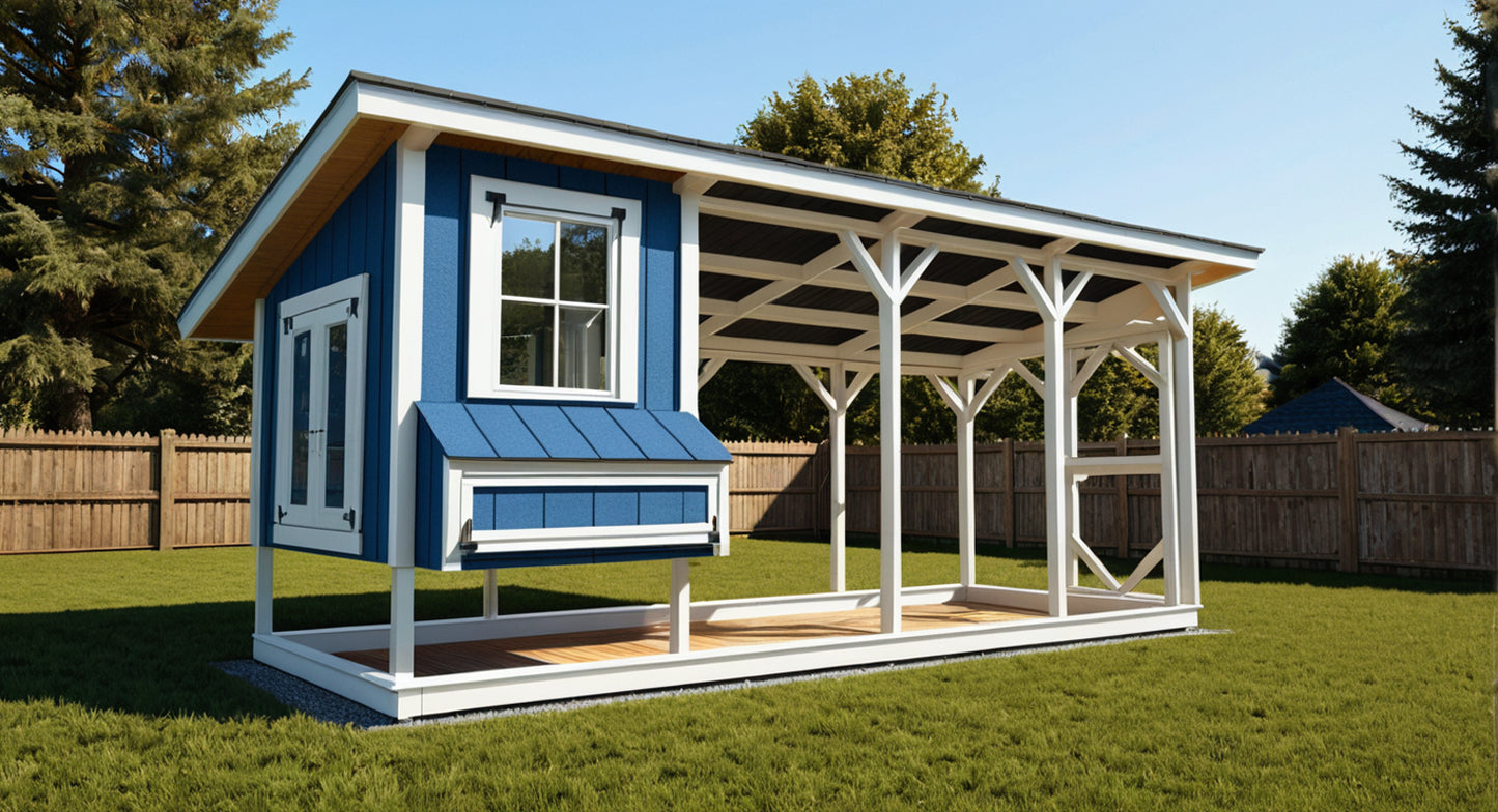 6x16 Chicken Coop Plans W/ Build Video!-TriCityShedPlans