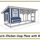 6x16 Chicken Coop Plans W/ Build Video!-TriCityShedPlans