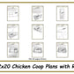 12x20 Chicken Coop Plans with Run-TriCityShedPlans