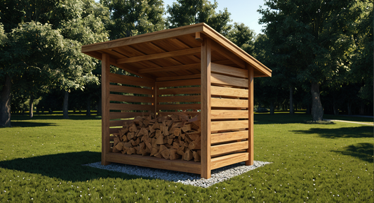 4x8 Firewood Shed Plans-TriCityShedPlans