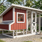 6x10 Chicken Coop Plans w/ Run-TriCityShedPlans