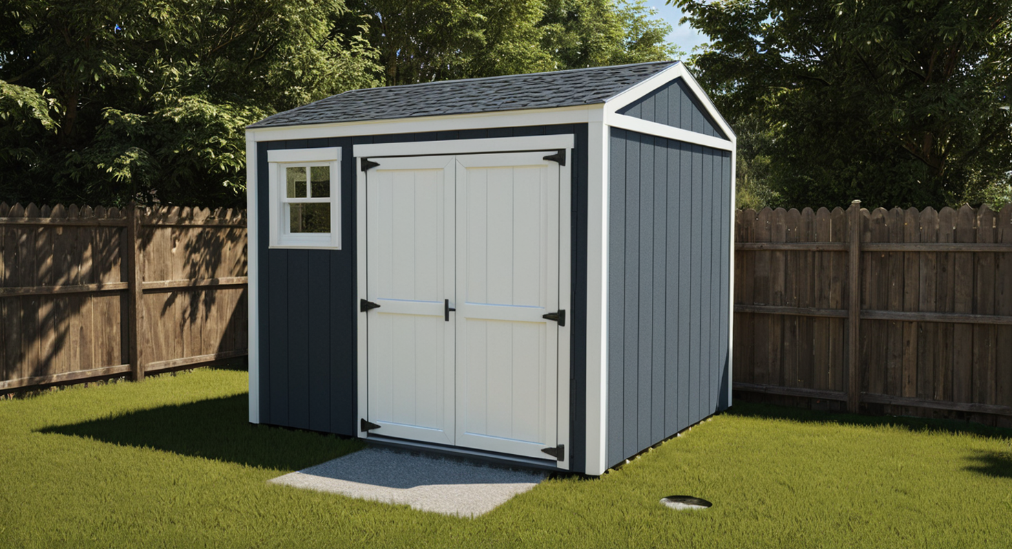 8x10 Garden Shed Plans-TriCityShedPlans