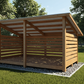 8x12 Firewood Shed Plans-TriCityShedPlans