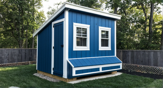 8x8 Backyard Chicken Coop Plans