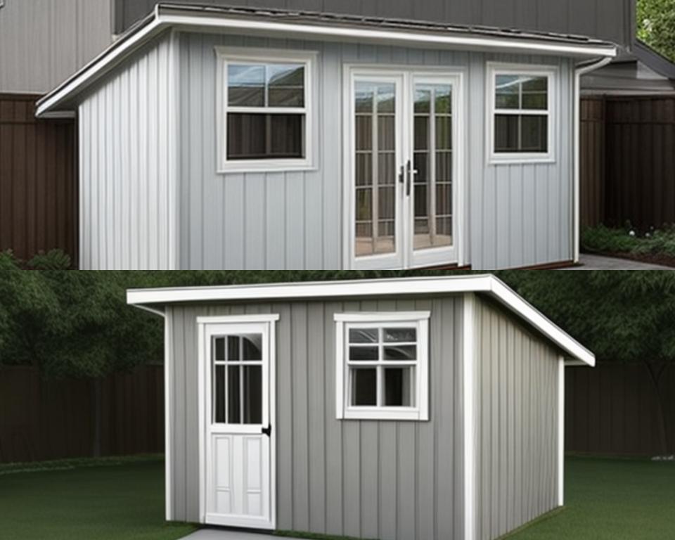 Lean-To Bundle 8x16 & 8x12 Plans - TriCityShedPlans