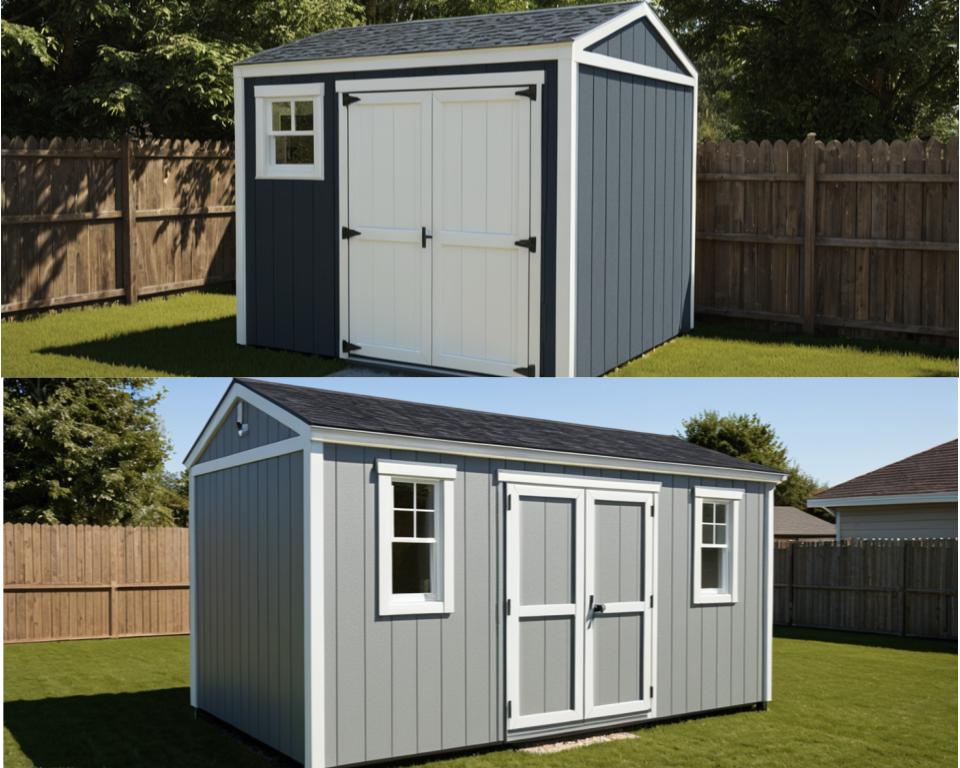 8x10 & 8x16 Side Door Shed Plan Bundle-TriCityShedPlans