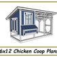 6x12 Chicken Coop Plans - PDF Download