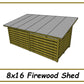 Firewood Shed Plans 8x16 - PDF Download