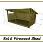 Firewood Shed Plans 8x16 - PDF Download