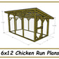 Chicken Run Plans 6x12 - PDF Download