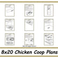 8x20 Chicken Coop Plans with Run - Gable Chicken Coop
