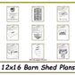 12x16 Barn Shed Plans