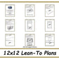 12x12 Lean-To Shed Plans