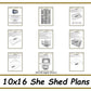 10x16 She Shed Plans