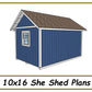 10x16 She Shed Plans