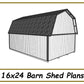 16x24 Barn Shed Plans