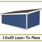 12x20 Lean-To Shed Plans