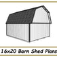 16x20 Barn Shed Plans