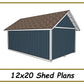 12x20 Storage Shed Plans