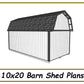 10x20 Barn Shed Plans