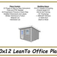 10x12 Lean To Office Shed Plans