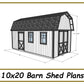 10x20 Barn Shed Plans