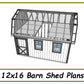 12x16 Barn Shed Plans