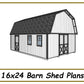 16x24 Barn Shed Plans
