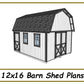 12x16 Barn Shed Plans