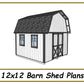 12x12 Barn Shed Plans