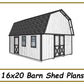 16x20 Barn Shed Plans