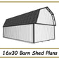 16x30 Barn Shed Plans